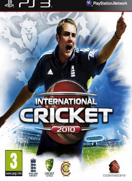 International Cricket 2010 game cover