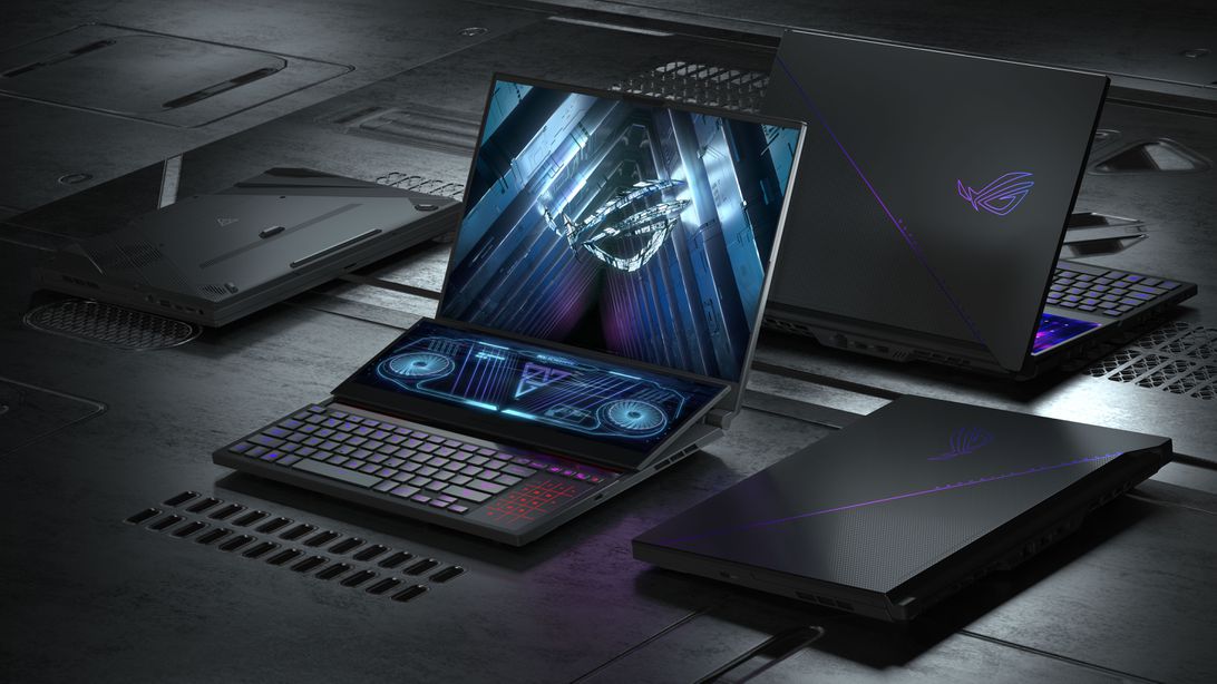 Gaming greatness came to CES 2022 with the Asus ROG Zephyrus Duo 16 laptop game cover