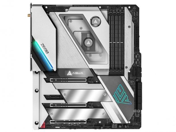ASRock Z690 AQUA motherboard with water block release date confirmed game cover